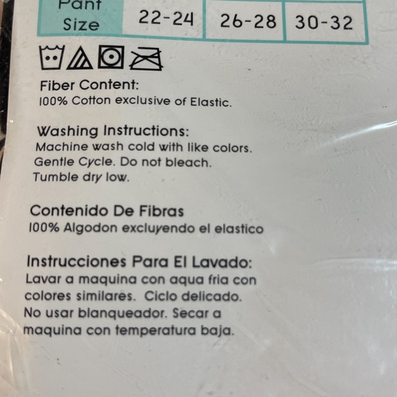 Kmart PINK Briefs Underwear Womens Plus Sz 13 Cotton 5 Pack Pink Black Floral - Picture 11 of 13